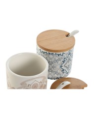 Portazucchero Home ESPRIT Azzurro Beige Rosa Lilla Bambù Dolomite 7,5 x 7,5 x 7,5 cm (2 Unità) Portazucchero Home ESPRIT Azzurro Beige Rosa Lilla Bambù Dolomite 7,5 x 7,5 x 7,5 cm (2 Unità)