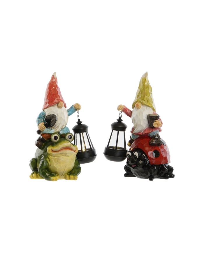 Gnomi da giardino Home ESPRIT Rosso Verde Multicolore 20 x 17,8 x 32 cm (2 Unità) Gnomi da giardino Home ESPRIT Rosso Verde Multicolore 20 x 17,8 x 32 cm (2 Unità)