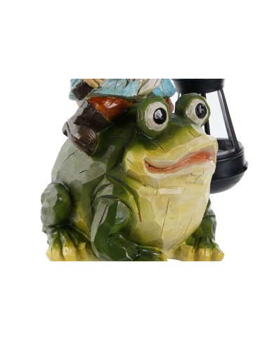 Gnomi da giardino Home ESPRIT Rosso Verde Multicolore 20 x 17,8 x 32 cm (2 Unità)