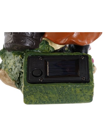 Gnomi da giardino Home ESPRIT Multicolore 11,5 x 11 x 15,2 cm (2 Unità)