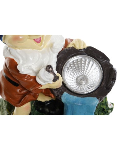 Gnomi da giardino Home ESPRIT Multicolore 11,5 x 11 x 15,2 cm (2 Unità)