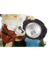 Gnomi da giardino Home ESPRIT Multicolore 11,5 x 11 x 15,2 cm (2 Unità)