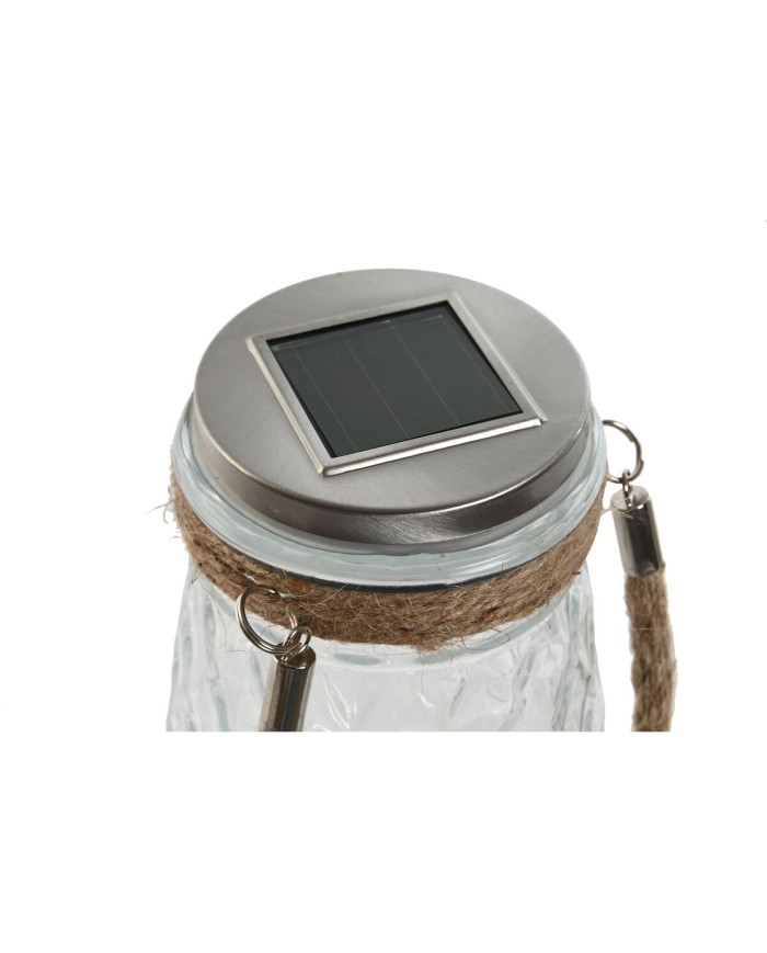 Decorazione luminosa Home ESPRIT Trasparente Argentato 11 x 11 x 18 cm