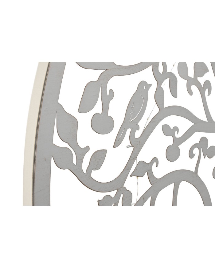 Decorazione da Parete Home ESPRIT Bianco Albero Shabby Chic 99 x 2 x 99 cm Decorazione da Parete Home ESPRIT Bianco Albero Shabby Chic 99 x 2 x 99 cm