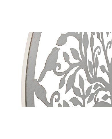 Decorazione da Parete Home ESPRIT Bianco Albero Cottage 99 x 2 x 99 cm