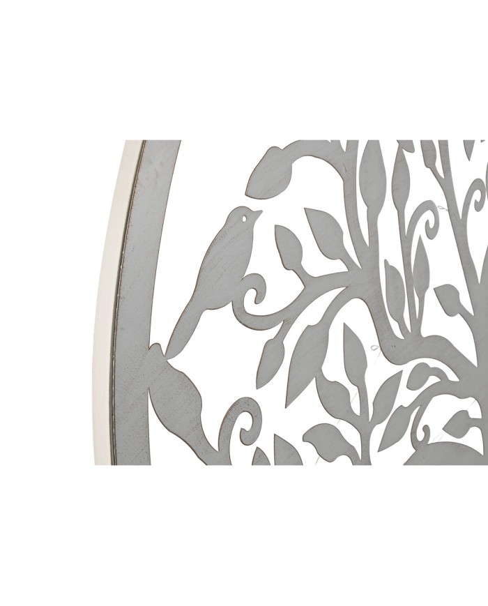 Decorazione da Parete Home ESPRIT Bianco Albero Cottage 99 x 2 x 99 cm