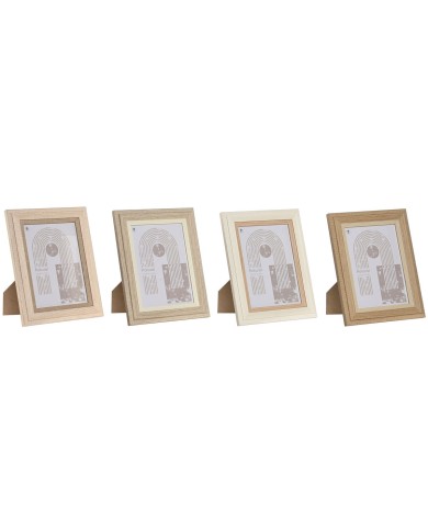 Cornice Portafoto Home ESPRIT Multicolore Alluminio Cristallo Legno MDF Scandi 16 x 2,8 x 21 cm (4 Unità) Cornice Portafoto Home ESPRIT Multicolore Alluminio Cristallo Legno MDF Scandi 16 x 2,8 x 21 cm (4 Unità)
