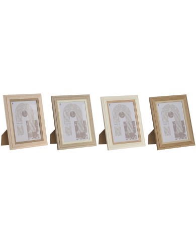 Cornice Portafoto Home ESPRIT Cristallo Legno MDF 18 x 2,8 x 23 cm (4 Unità) Cornice Portafoto Home ESPRIT Cristallo Legno MDF 18 x 2,8 x 23 cm (4 Unità)