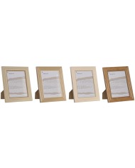 Cornice Portafoto Home ESPRIT Multicolore Cristallo polistirene 26,2 x 1,6 x 31,2 cm (4 Unità)