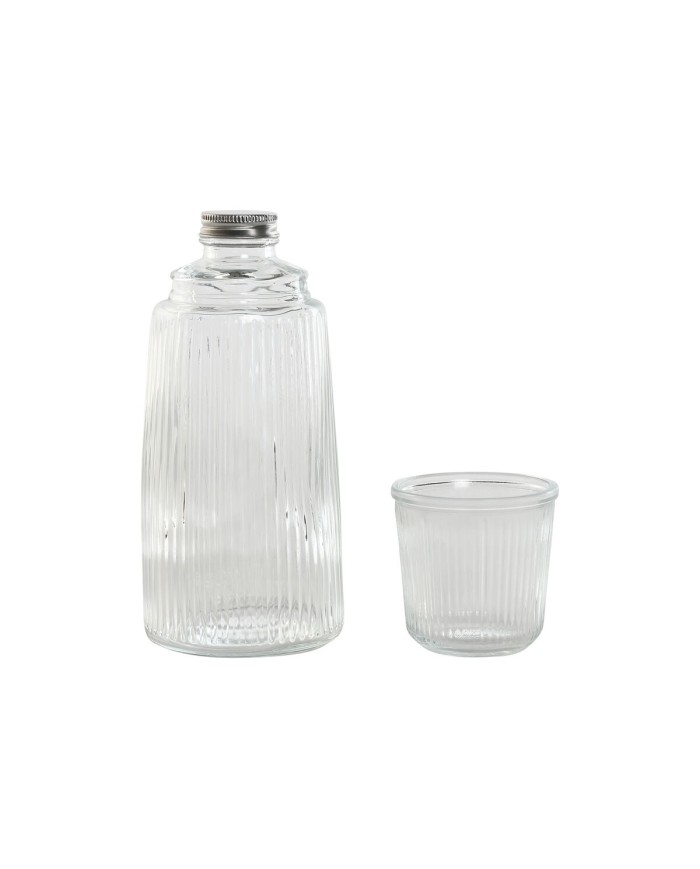 Bottiglia d'acqua Home ESPRIT Trasparente Cristallo 240 ml 1 L