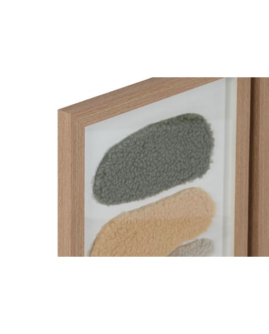 Quadro Home ESPRIT Astratto Città 30 x 2,5 x 40 cm (2 Unità)