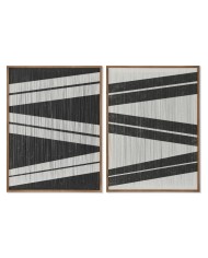 Quadro Home ESPRIT Moderno chica 80 x 3 x 120 cm (2 Unità)