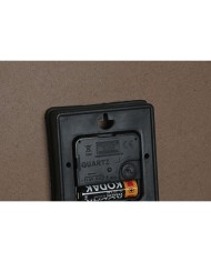 Orologio da Parete Home ESPRIT Bianco Cristallo Legno MDF 32 x 4,5 x 32 cm (2 Unità)