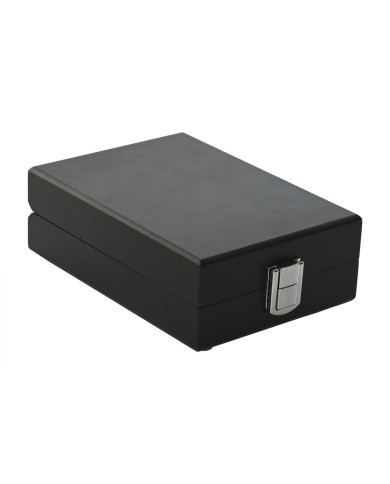 Set di Accessori per il Vino Home ESPRIT Nero Legno MDF 12 x 17 x 6 cm Set di Accessori per il Vino Home ESPRIT Nero Legno MDF 12 x 17 x 6 cm