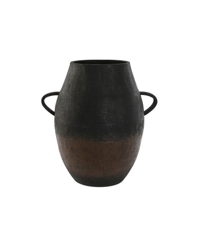Vaso Home ESPRIT Marrone Nero Metallo Vintage 40 x 31,5 x 42,5 cm Vaso Home ESPRIT Marrone Nero Metallo Vintage 40 x 31,5 x 42,5 cm