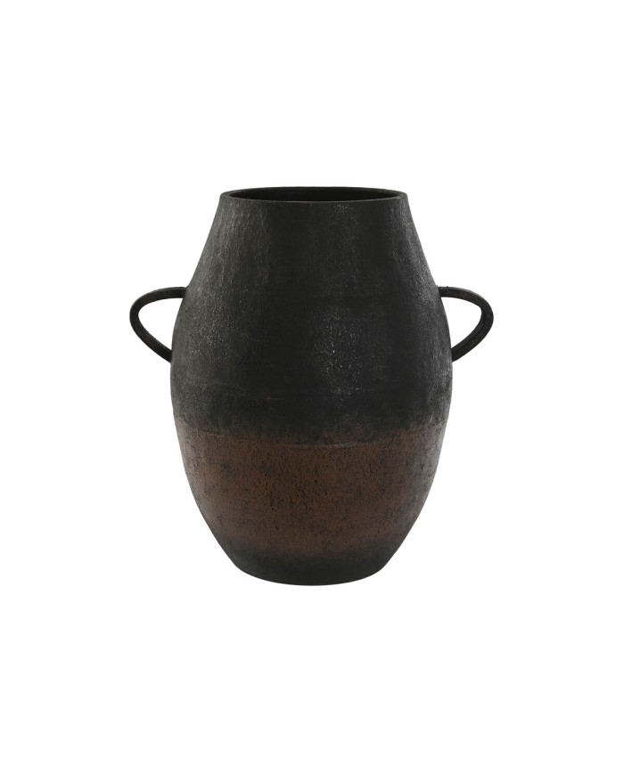 Vaso Home ESPRIT Marrone Nero Metallo Vintage 40 x 31,5 x 42,5 cm Vaso Home ESPRIT Marrone Nero Metallo Vintage 40 x 31,5 x 42,5 cm