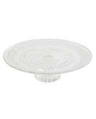 Piatto da pranzo Home ESPRIT Trasparente Cristallo 33 x 33 x 9,4 cm