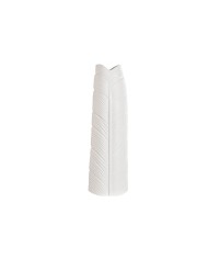 Vaso Home ESPRIT Bianco Gres Tropicale Foglia della pianta 21 x 10 x 50 cm Vaso Home ESPRIT Bianco Gres Tropicale Foglia della pianta 21 x 10 x 50 cm