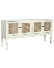Credenza Home ESPRIT Bianco Naturale 180 x 40 x 85 cm
