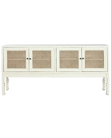 Credenza Home ESPRIT Bianco Naturale 180 x 40 x 85 cm Credenza Home ESPRIT Bianco Naturale 180 x 40 x 85 cm