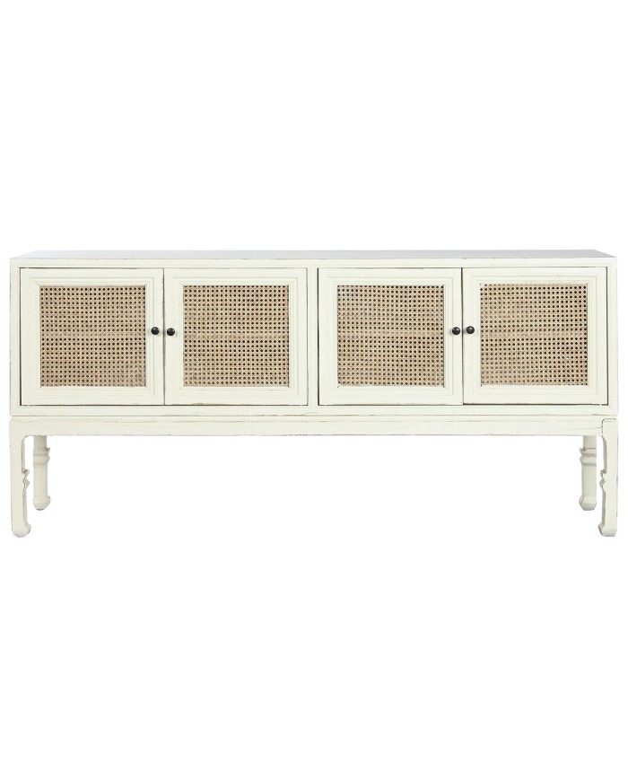 Credenza Home ESPRIT Bianco Naturale 180 x 40 x 85 cm