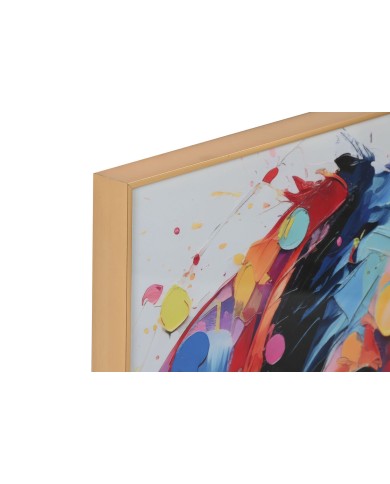 Quadro Home ESPRIT Moderno Cane 80 x 3 x 80 cm (2 Unità)
