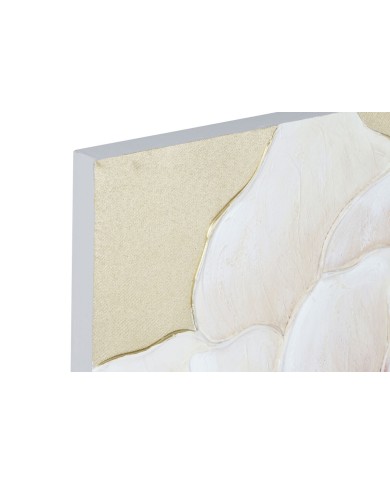 Quadro Home ESPRIT Shabby Chic Papavero 80 x 3 x 80 cm (2 Unità)