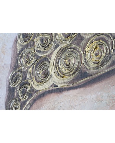 Quadro Home ESPRIT Buddha Orientale 100 x 3 x 100 cm (2 Unità)