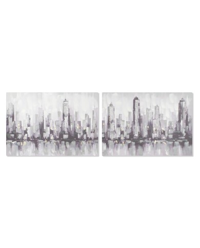 Quadro Home ESPRIT New York Loft 100 x 3 x 70 cm (2 Unità)