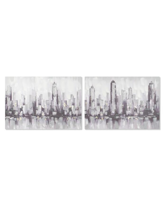 Quadro Home ESPRIT New York Loft 100 x 3 x 70 cm (2 Unità) Quadro Home ESPRIT New York Loft 100 x 3 x 70 cm (2 Unità)