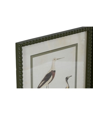 Quadro Home ESPRIT Uccelli Cottage 40 x 2,5 x 54 cm (6 Unità)