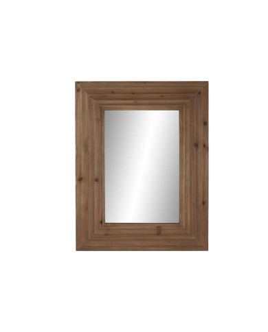 Specchio da parete Home ESPRIT Marrone Naturale Moderno 104 x 9 x 135 cm