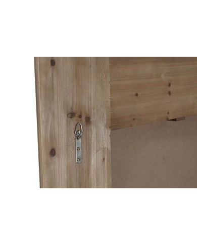 Specchio da parete Home ESPRIT Marrone Naturale Moderno 104 x 9 x 135 cm