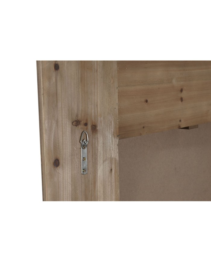 Specchio da parete Home ESPRIT Marrone Naturale Moderno 104 x 9 x 135 cm