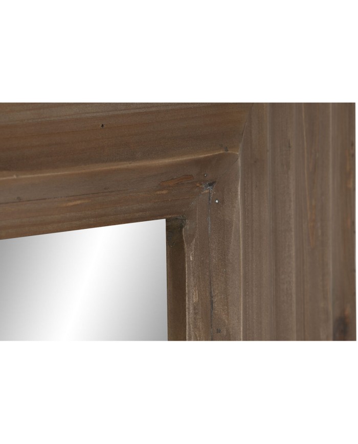 Specchio da parete Home ESPRIT Marrone Naturale Moderno 104 x 9 x 135 cm