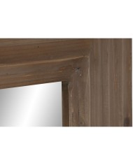 Specchio da parete Home ESPRIT Marrone Naturale Moderno 104 x 9 x 135 cm