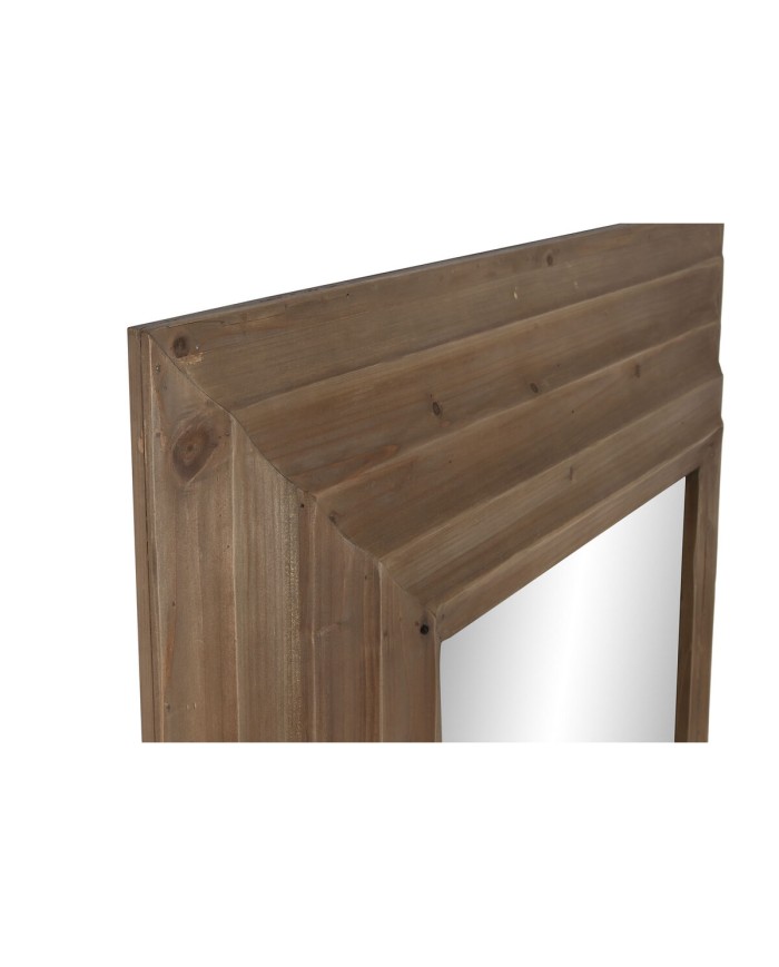 Specchio da parete Home ESPRIT Marrone Naturale Moderno 104 x 9 x 135 cm