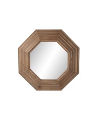 Specchio da parete Home ESPRIT Marrone Naturale Moderno 104 x 9 x 135 cm