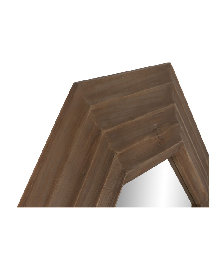 Specchio da parete Home ESPRIT Marrone Naturale Moderno 119 x 9 x 119 cm Specchio da parete Home ESPRIT Marrone Naturale Moderno 119 x 9 x 119 cm