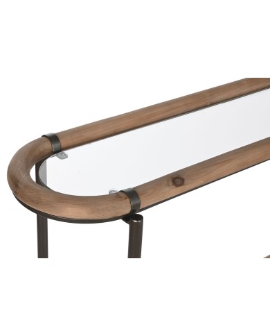 Ingresso Home ESPRIT Nero 131 x 36 x 81 cm Ingresso Home ESPRIT Nero 131 x 36 x 81 cm