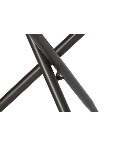 Set di 2 tavoli Home ESPRIT Nero Naturale Cristallo Abete 65 x 65 x 66 cm