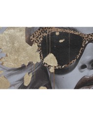 Quadro Home ESPRIT Dorato chica 70 x 3,5 x 70 cm (2 Unità) Quadro Home ESPRIT Dorato chica 70 x 3,5 x 70 cm (2 Unità)