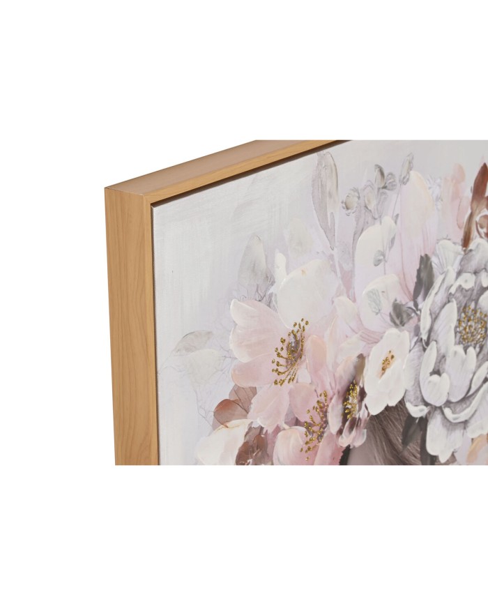 Quadro Home ESPRIT Fiori Moderno 70 x 3,5 x 100 cm (2 Unità) Quadro Home ESPRIT Fiori Moderno 70 x 3,5 x 100 cm (2 Unità)