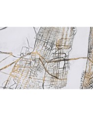 Quadro Home ESPRIT Città Loft 102 x 4,5 x 102 cm (2 Unità)