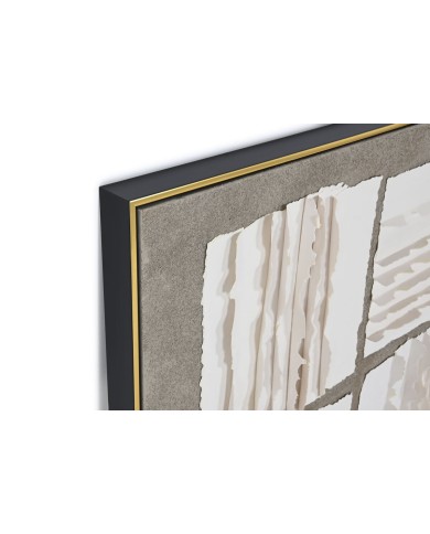 Quadro Home ESPRIT Astratto Moderno 102,3 x 4,5 x 102,3 cm (2 Unità)