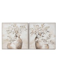 Quadro Home ESPRIT Città Loft 102 x 4,5 x 102 cm (2 Unità)