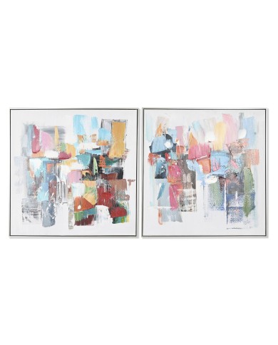 Quadro Home ESPRIT Astratto Moderno 82 x 4,5 x 82 cm (2 Unità)