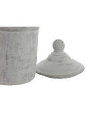 Vaso Home ESPRIT Grigio Cemento Orientale 19 x 19 x 31 cm Vaso Home ESPRIT Grigio Cemento Orientale 19 x 19 x 31 cm