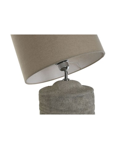 Lampada da tavolo Home ESPRIT Grigio Cemento 50 W 220 V 24 x 24 x 82 cm