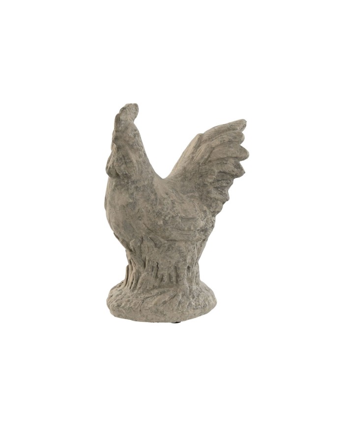 Statua Decorativa Home ESPRIT Grigio Gallina Finitura invecchiata 17 x 12 x 22 cm